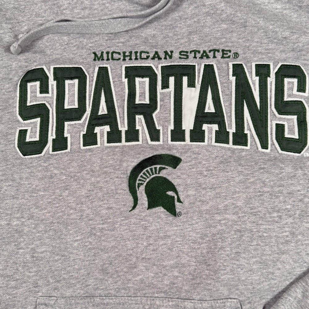 Michigan State Spartans Hoodie Mens Medium NCAA Basketball Sweatshirt Pullover